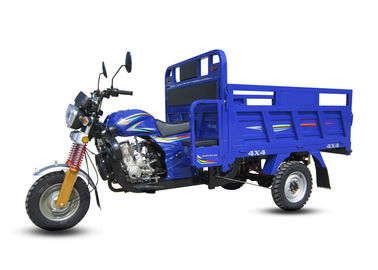 Il triciclo del carico di raffreddamento a aria 150CC, tre elettrici spinge il motociclo blu scuro